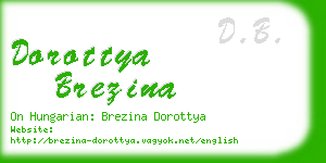 dorottya brezina business card